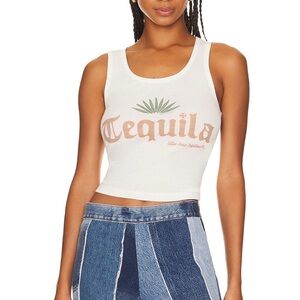 NWT REVOLVE The Laundry Room | Tequila Rib Tank | White - Medium